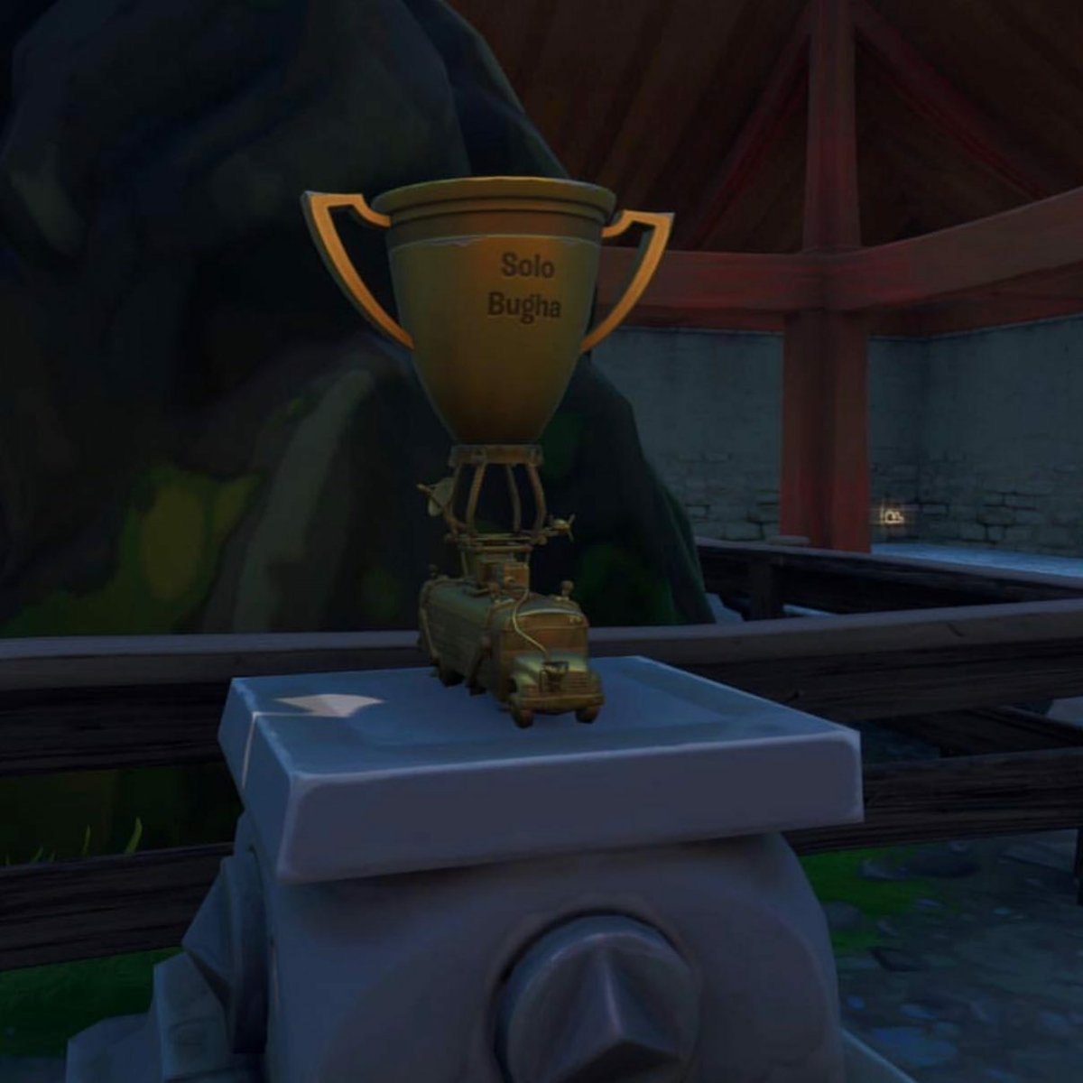 Fortnite Trophée de la World Cup visible dans les villes des gagnants